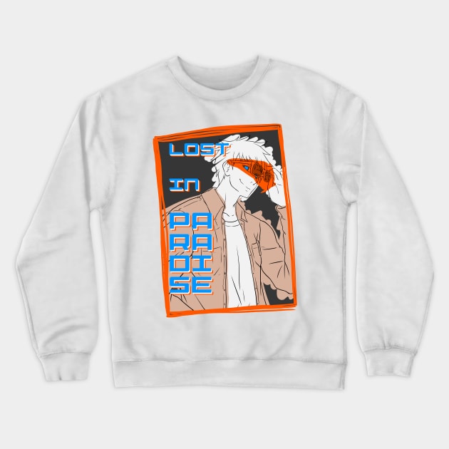 Gojo - Lost in Paradise Crewneck Sweatshirt by Carla S.D.